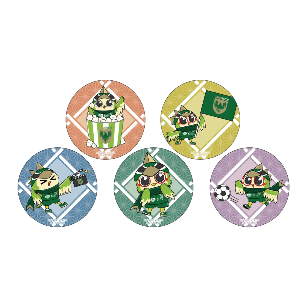 東京ヴェルディ×松竹コラボ トレーディング缶バッジ(全5種)