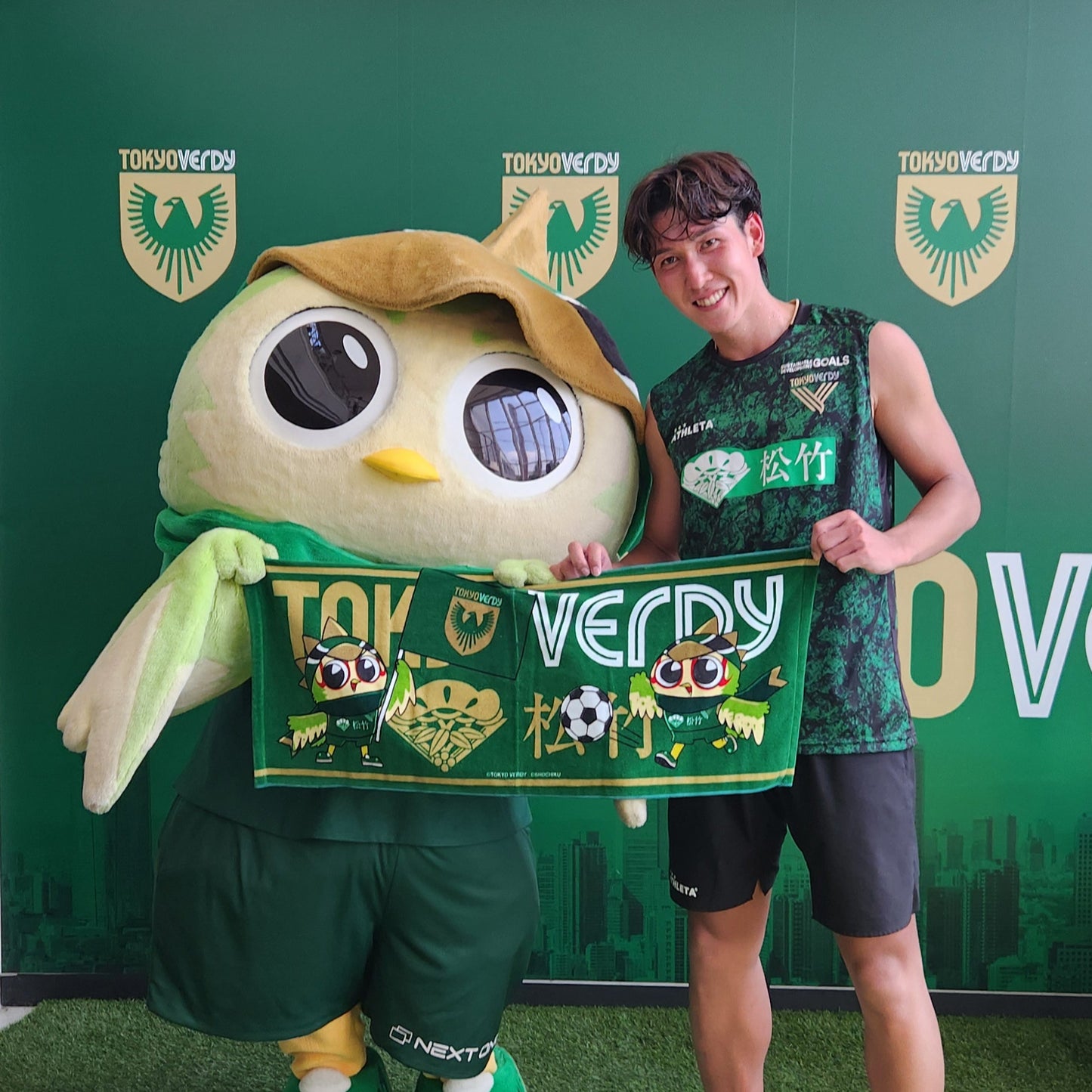 東京ヴェルディ×松竹コラボ フェイスタオル