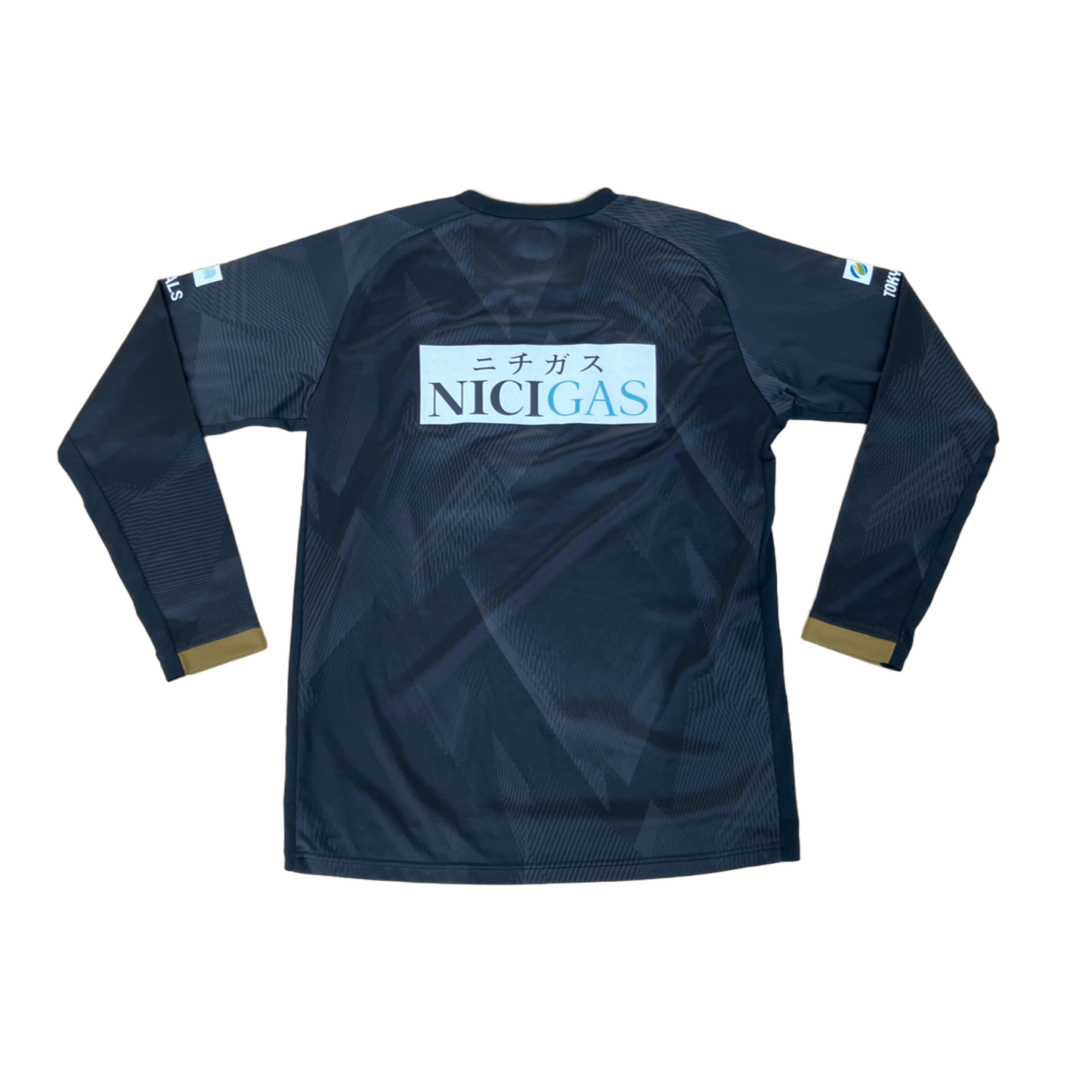 2026選手着用モデル アスレタオーセンティックプラクティスロングスリーブシャツ(BLK/GLD)