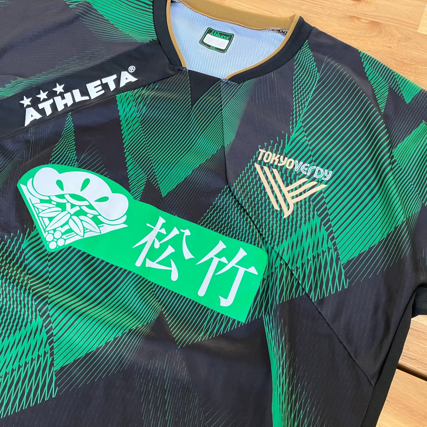 2026選手着用モデル アスレタオーセンティックプラクティスロングスリーブシャツ(BLK/KGR)