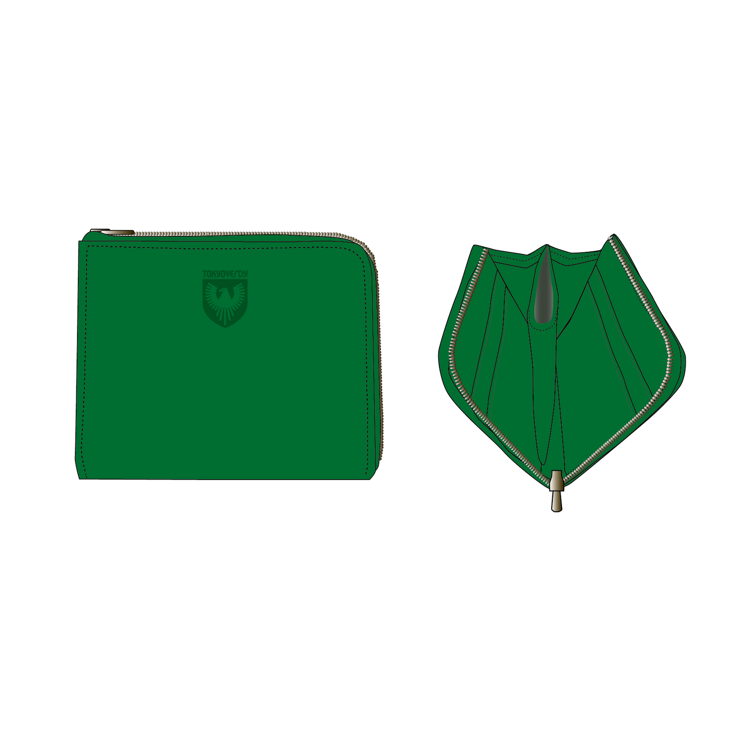 2025 本革2つ折り財布(GRN)
