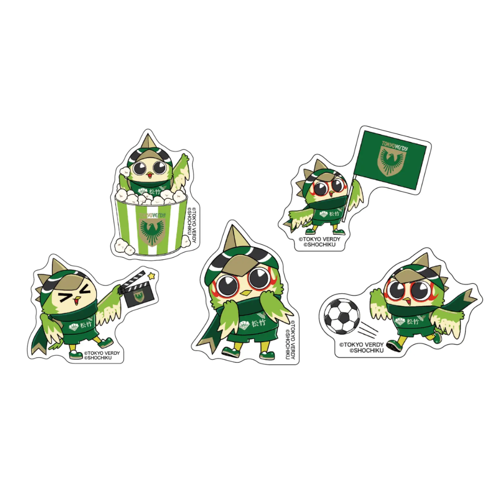 東京ヴェルディ×松竹コラボ ステッカーセット(5枚セット) – 東京 東京ヴェルディ×松竹コラボ ステッカーセット(5枚セット) – 東京