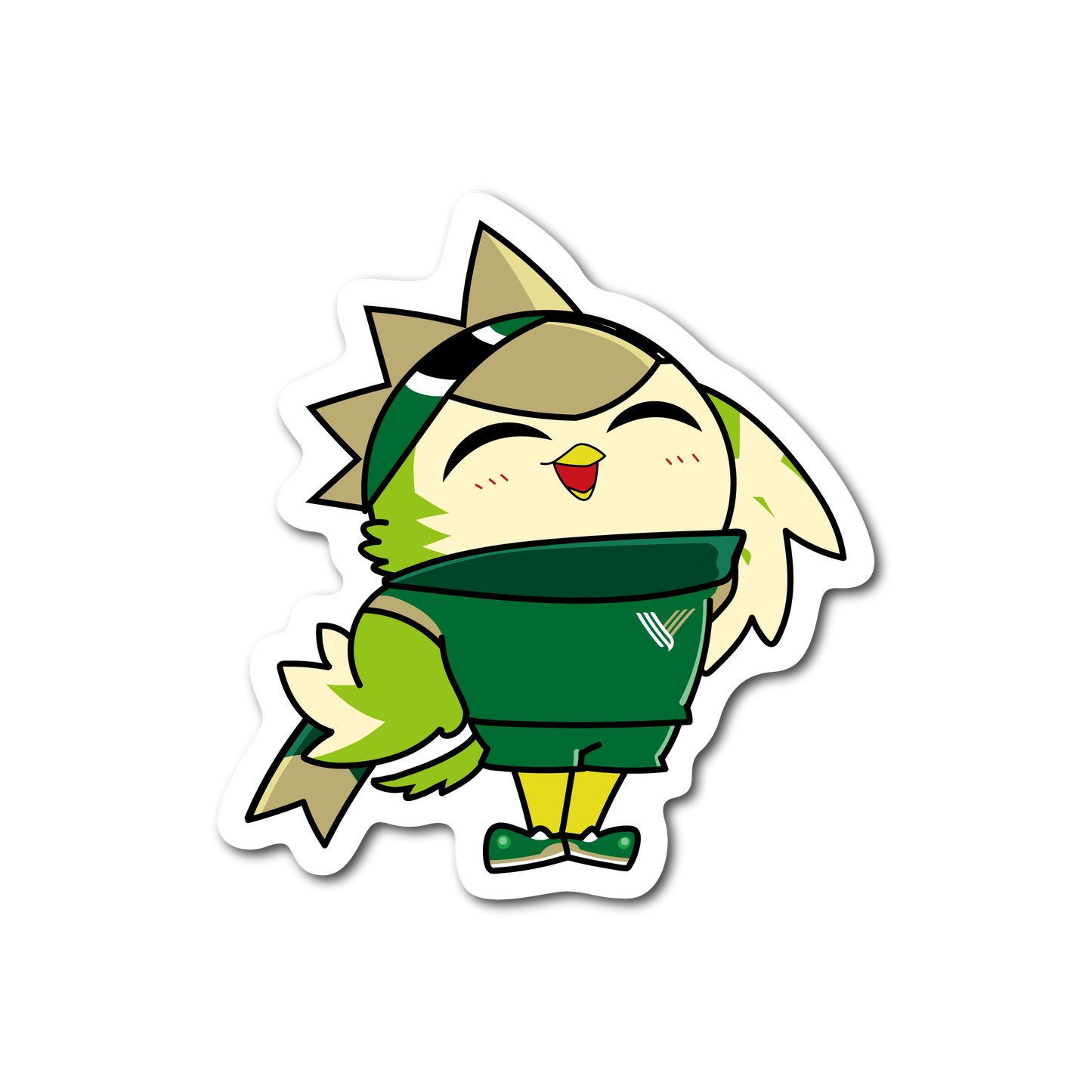 リヴェルンステッカー(照れ)