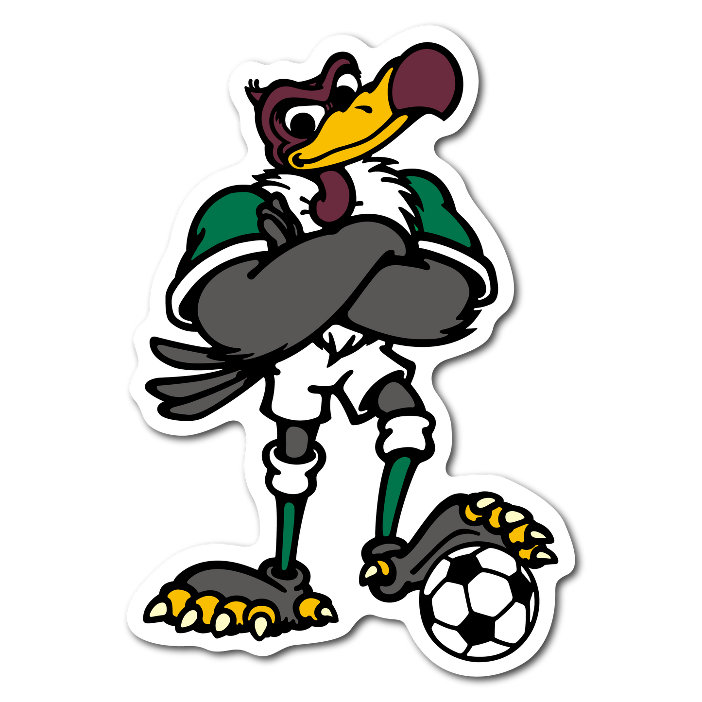 ヴェルディ君ステッカー(腕組み)