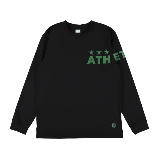 2026選手着用モデルアスレタロングスリーブTシャツ（BLK×KGR）