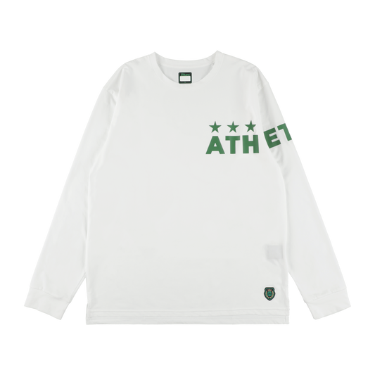 2026選手着用モデルアスレタロングスリーブTシャツ（WHT×KGR）