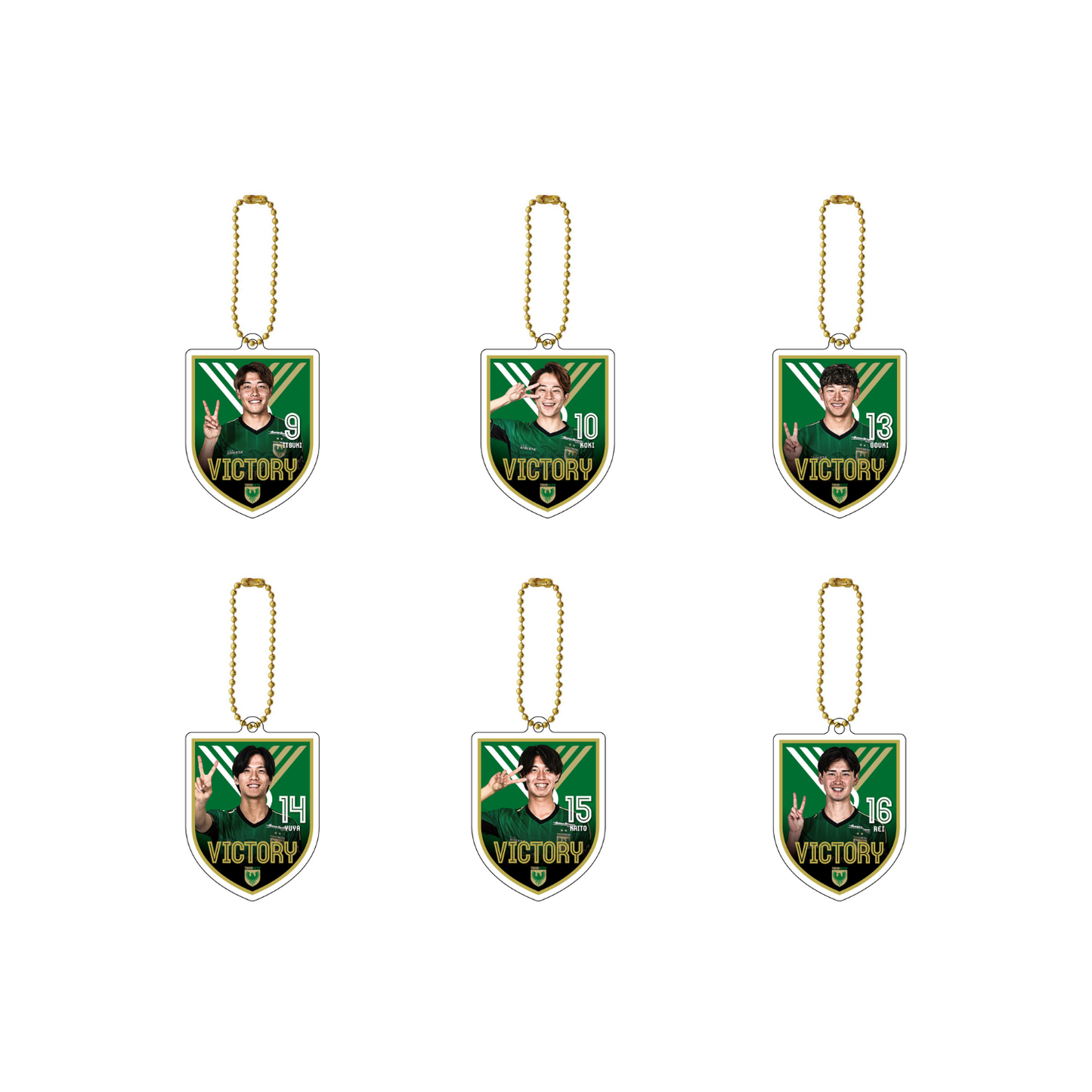 【勝利時限定】明治安田J1百年構想リーグ シークレットVICTORY箔押しキーホルダー