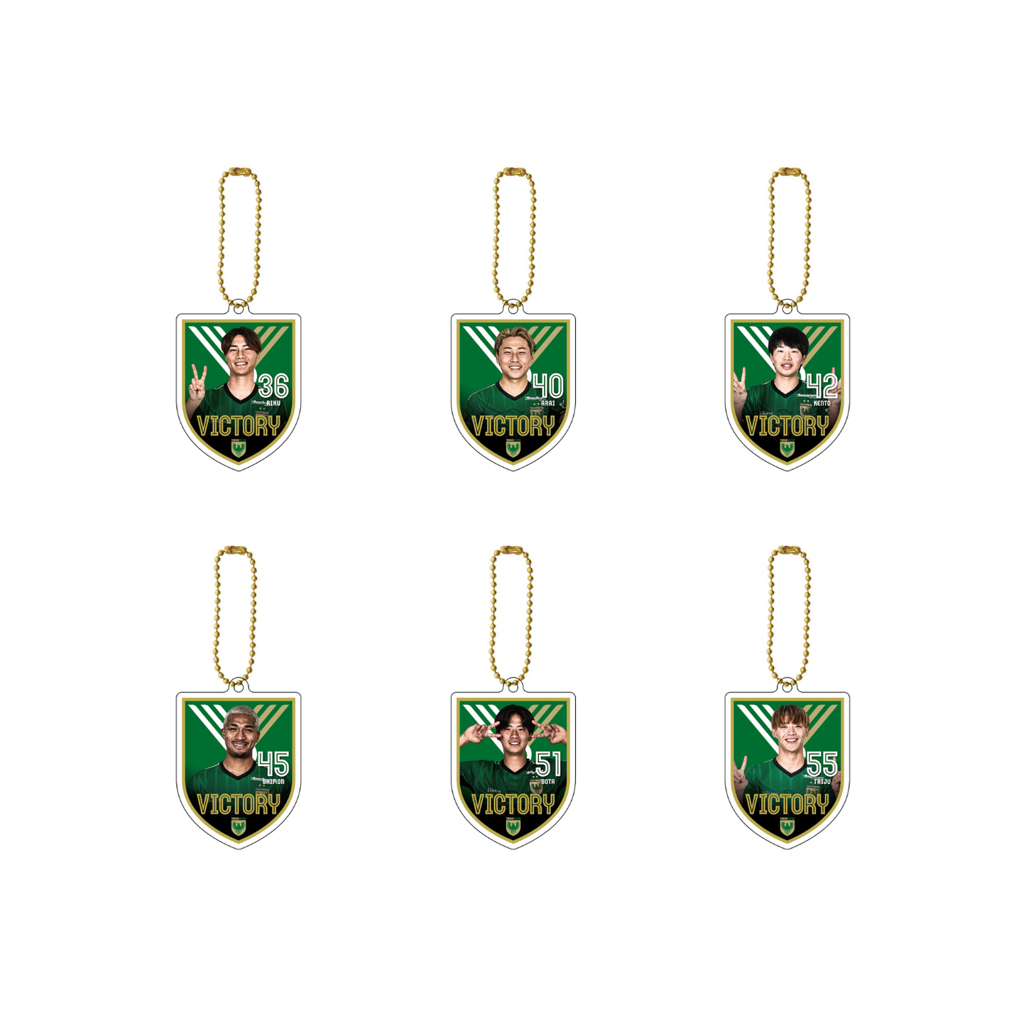 【勝利時限定】明治安田J1百年構想リーグ シークレットVICTORY箔押しキーホルダー
