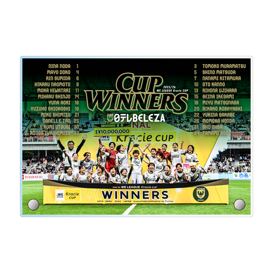 2025/26 WE LEAGUE Kracie CUP 優勝記念アクリルスタンド【受注商品】